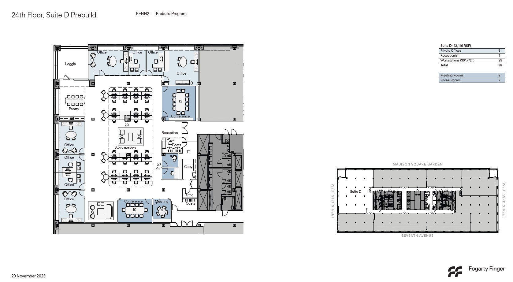 PENN 2, New York, NY for lease Floor Plan- Image 1 of 14