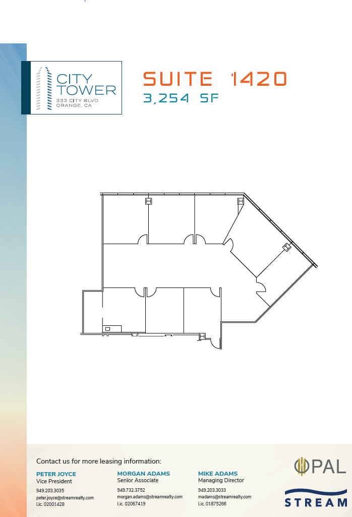 333 City Blvd W, Orange, CA for lease Floor Plan- Image 1 of 2