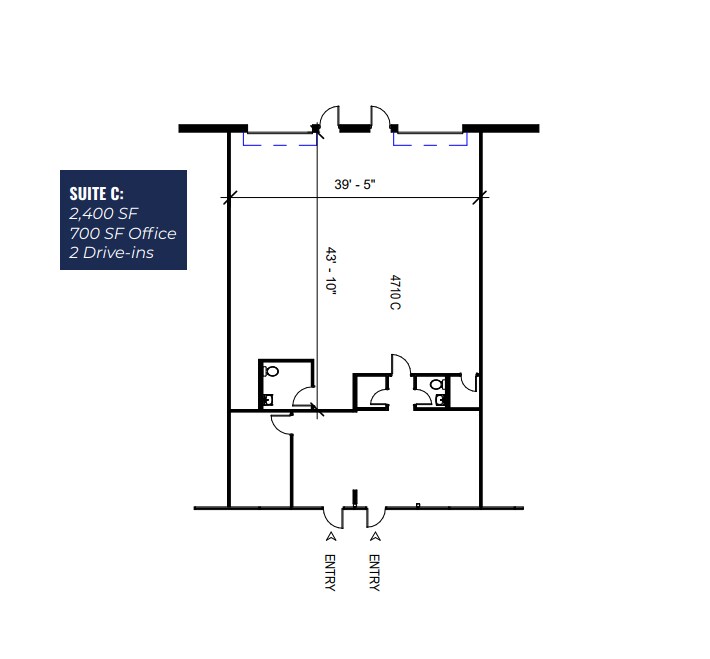 4790-4860 Interstate Dr, Cincinnati, OH for lease Floor Plan- Image 1 of 1