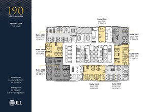 190 S La Salle St, Chicago, IL for lease Floor Plan- Image 1 of 1