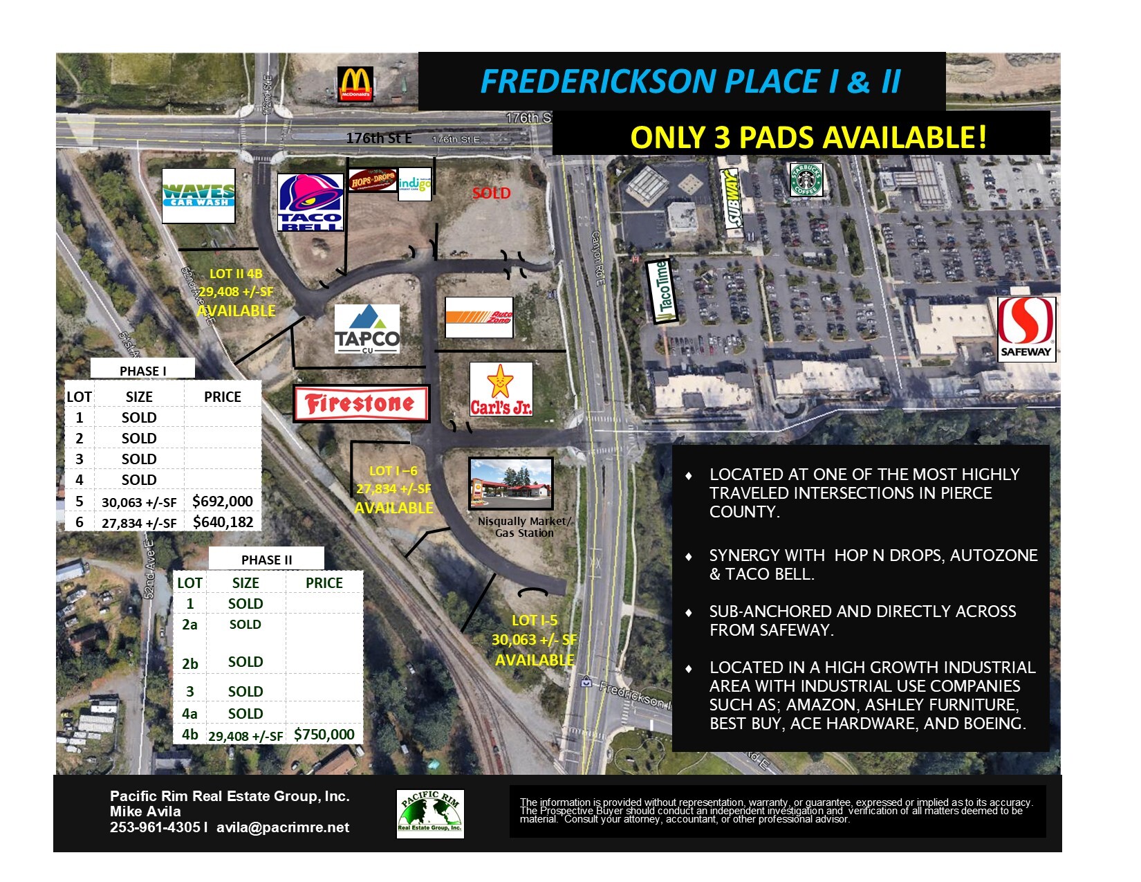 176th St, Puyallup, WA for sale Aerial- Image 1 of 1