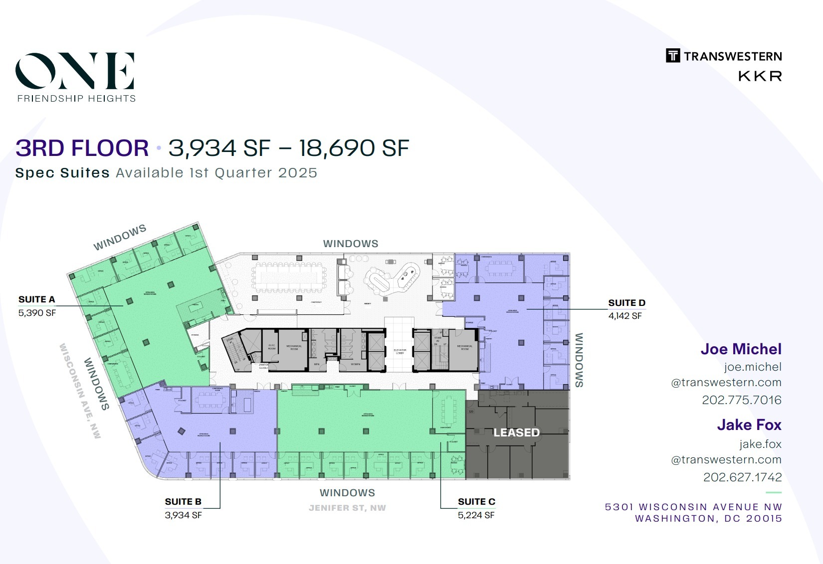 5301 Wisconsin Ave NW, Washington, DC for lease Floor Plan- Image 1 of 1