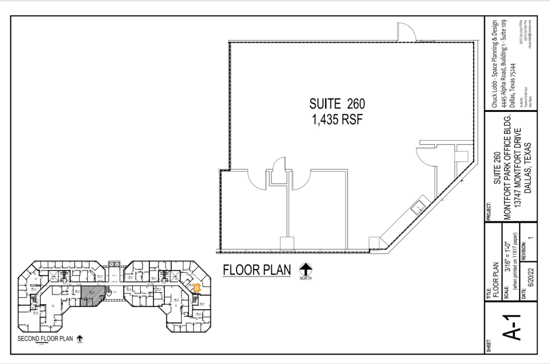 13747 Montfort Dr, Dallas, TX for lease Floor Plan- Image 1 of 1