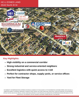 More details for 3542 N W St, Pensacola, FL - Land for Sale