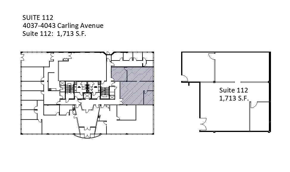 4043 Carling Ave, Ottawa, ON for lease Floor Plan- Image 1 of 1