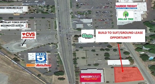 570 S Main St, Red Bluff, CA for lease - Aerial - Image 2 of 2