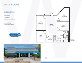1575 W University Dr, Tempe, AZ for lease Floor Plan- Image 1 of 11