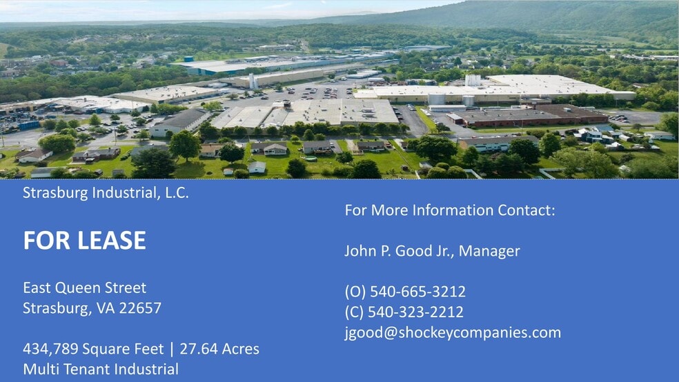 806 E Queen St, Strasburg, VA for lease - Building Photo - Image 1 of 3