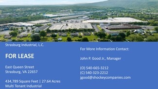 More details for 806 E Queen St, Strasburg, VA - Industrial for Lease