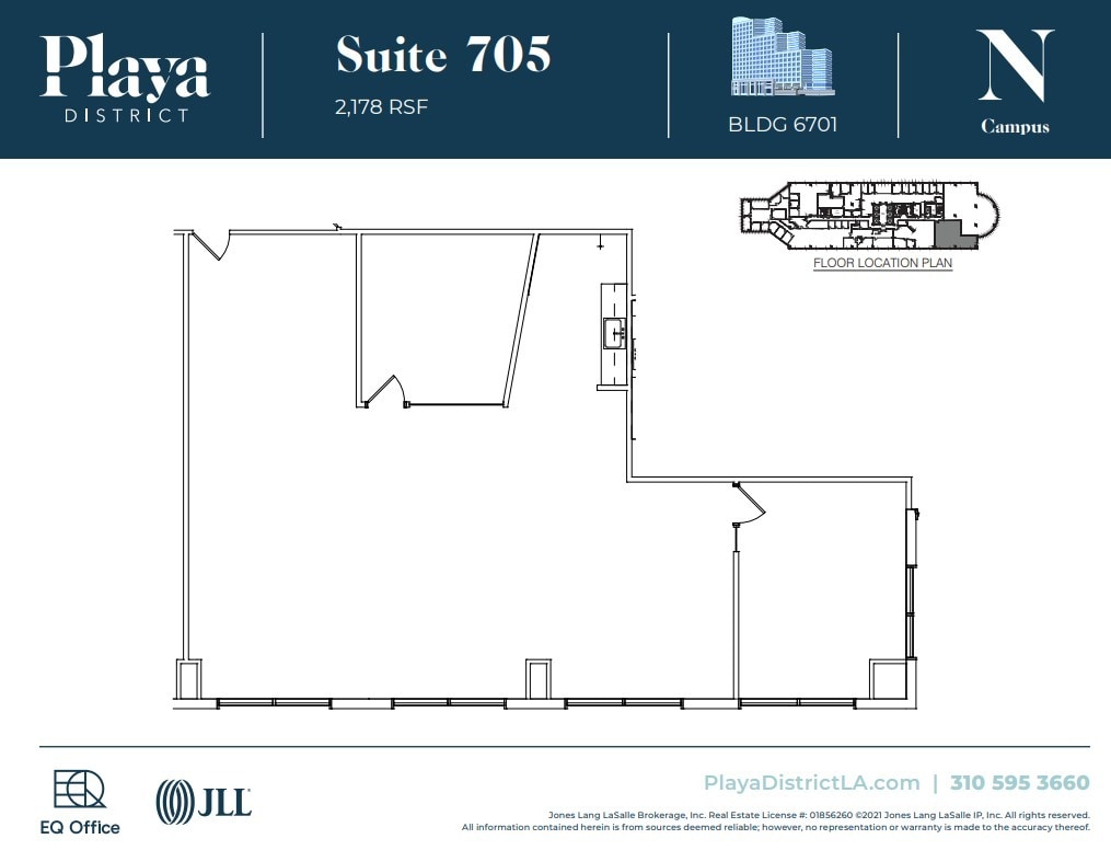 6100 Center Dr, Los Angeles, CA for lease Floor Plan- Image 1 of 1