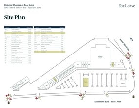 3010-3060 E Semoran Blvd, Apopka, FL for lease Site Plan- Image 1 of 1