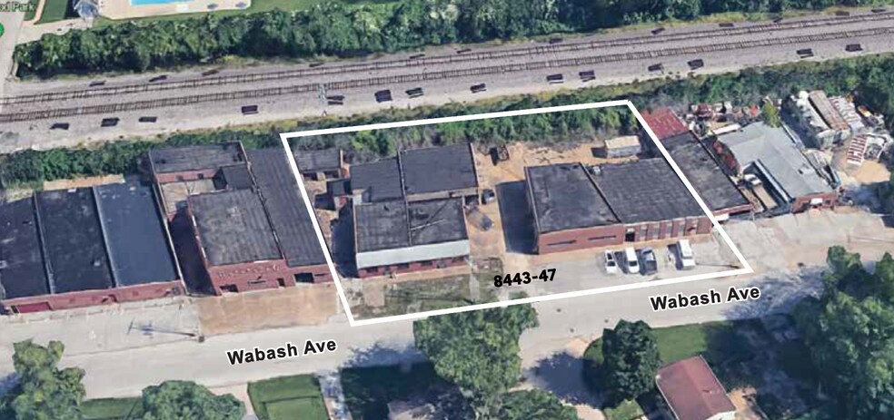 8447 Wabash Ave, Saint Louis, MO for sale - Aerial - Image 1 of 1