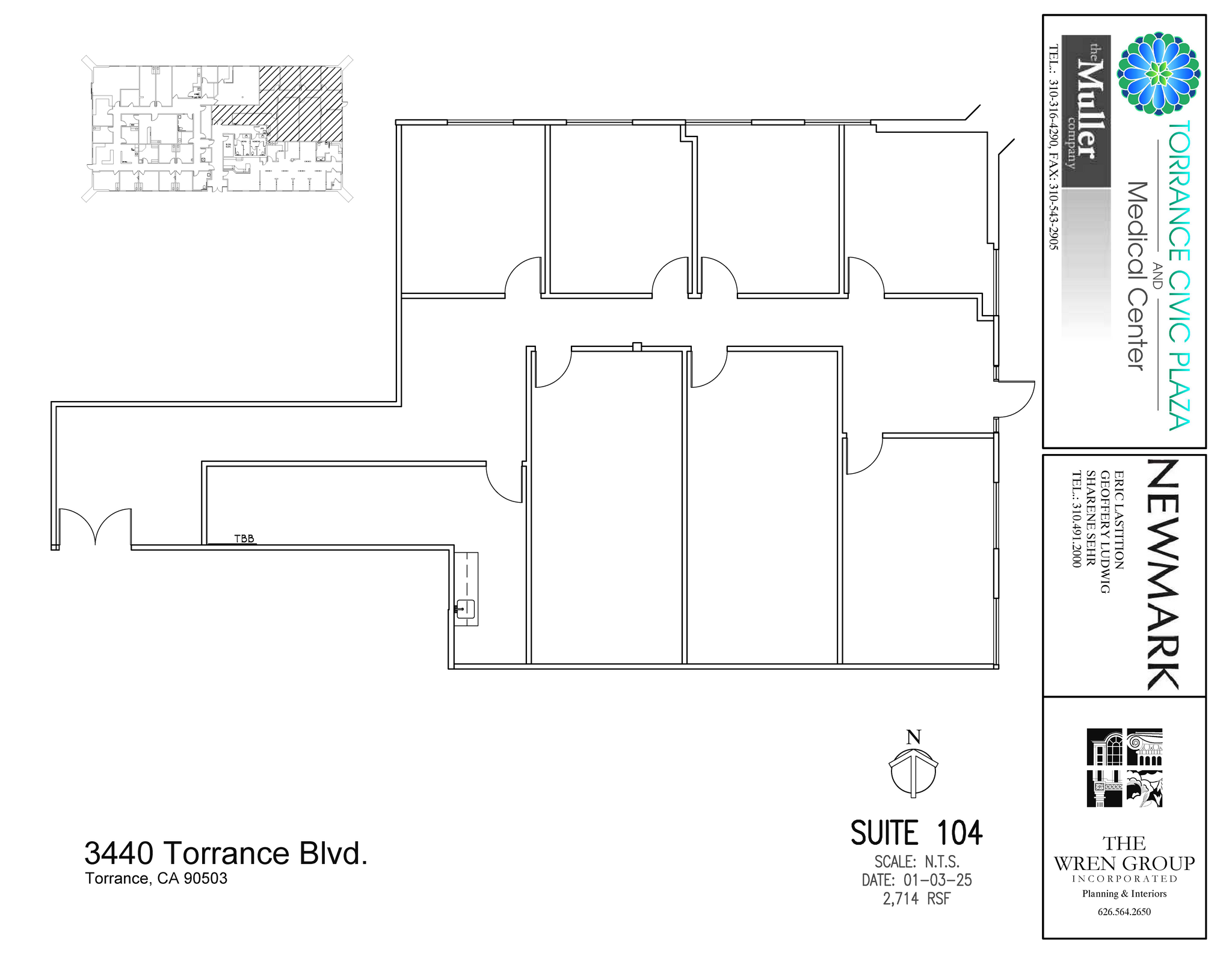 3400 Torrance Blvd, Torrance, CA for lease Floor Plan- Image 1 of 1