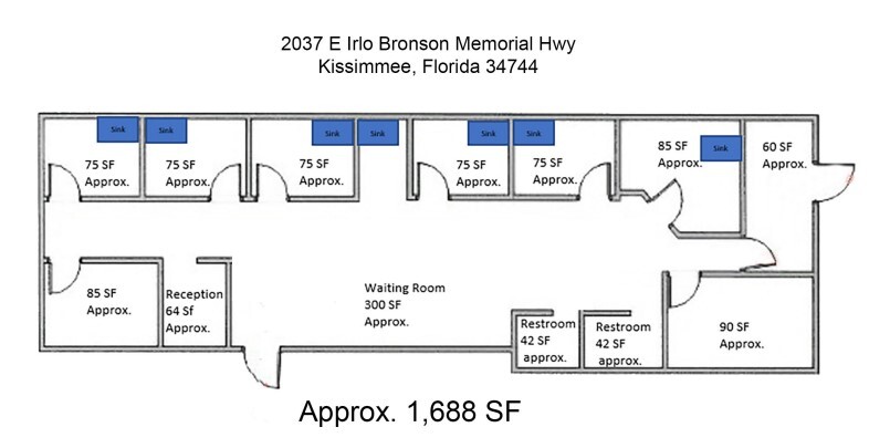 2037 E Irlo Bronson Memorial Hwy, Kissimmee, FL for lease Building Photo- Image 1 of 1