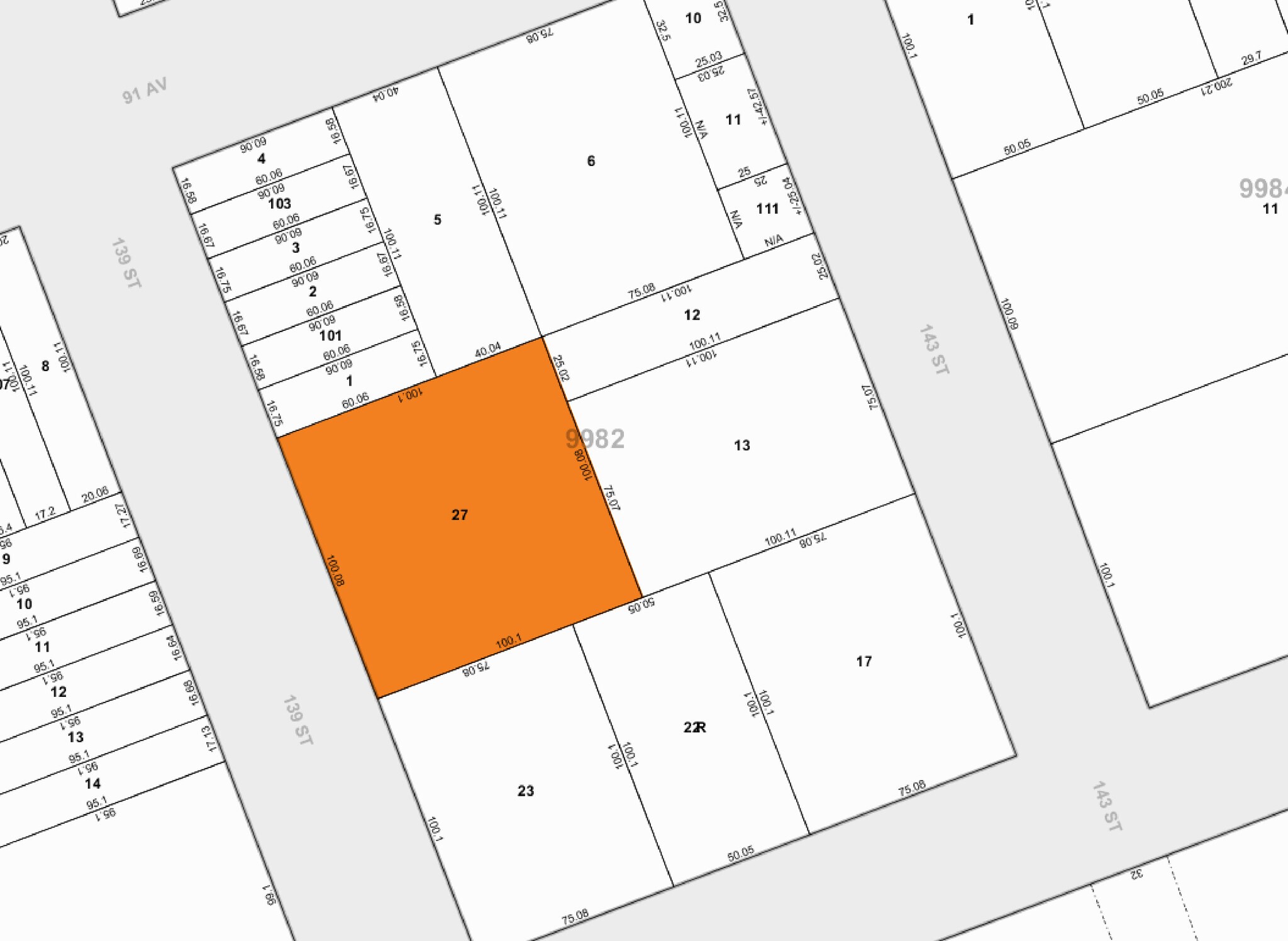 91-15 139th St, Jamaica, NY for lease Plat Map- Image 1 of 2