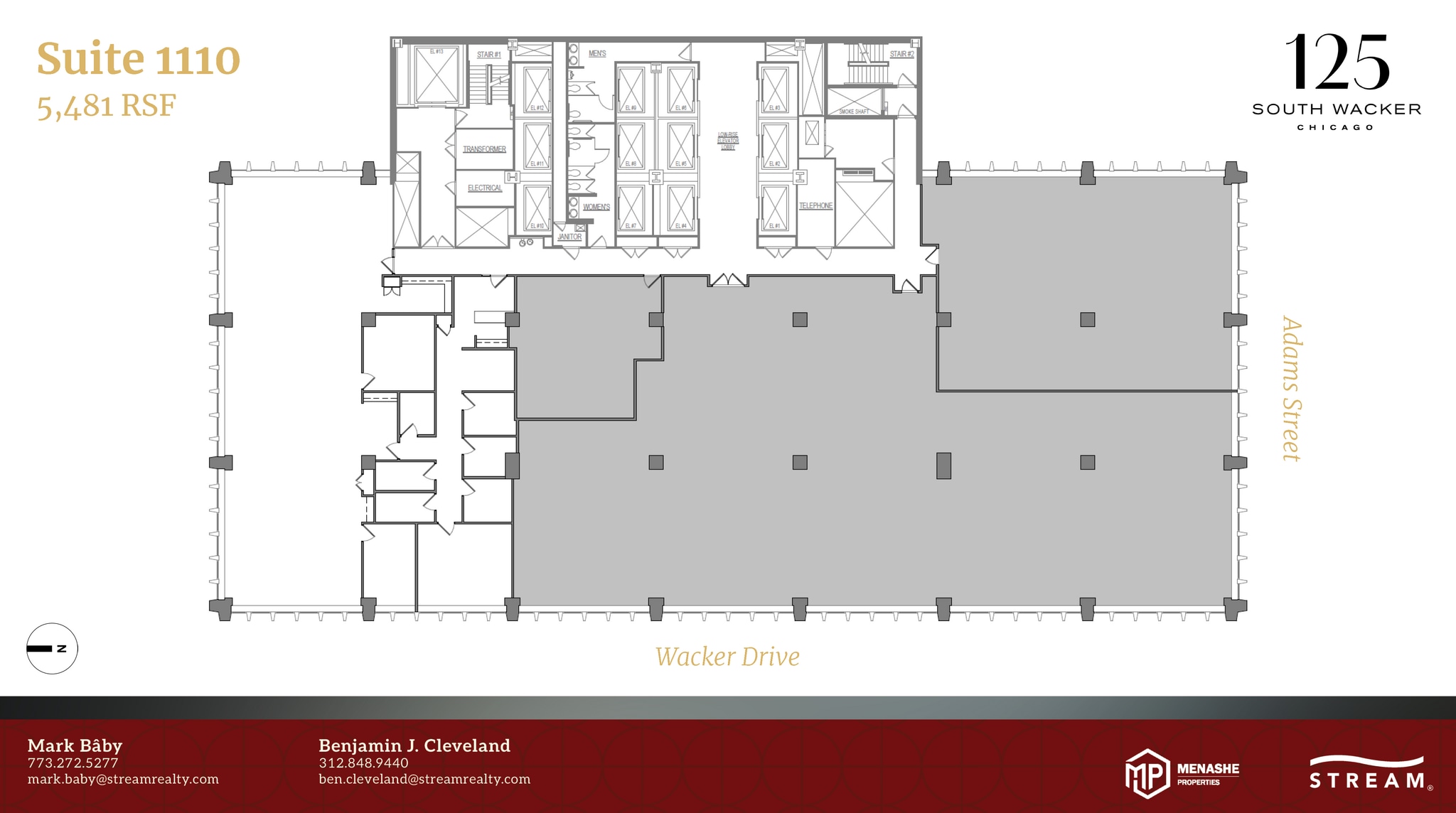 125 S Wacker Dr, Chicago, IL for lease Floor Plan- Image 1 of 1