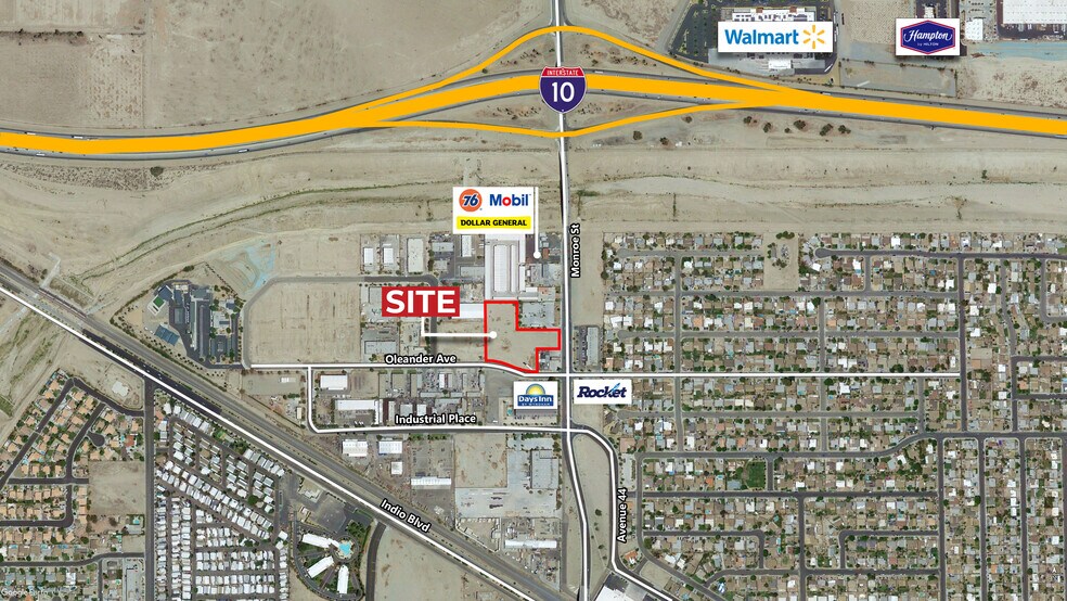 Oleander Ave, Indio, CA for sale - Aerial - Image 1 of 1