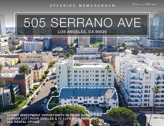 More details for 505 S Serrano Ave, Los Angeles, CA - Multifamily for Sale