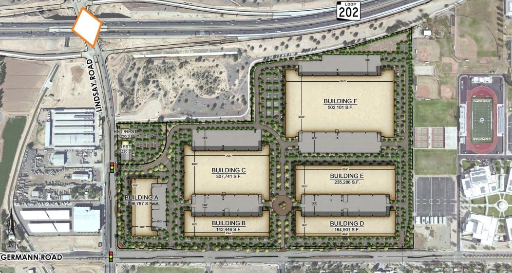 S Lindsay Rd & E Germann Rd, Gilbert, AZ for lease Building Photo- Image 1 of 1