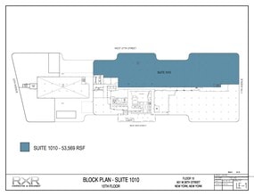 601 W 26th St, New York, NY for lease Floor Plan- Image 1 of 3