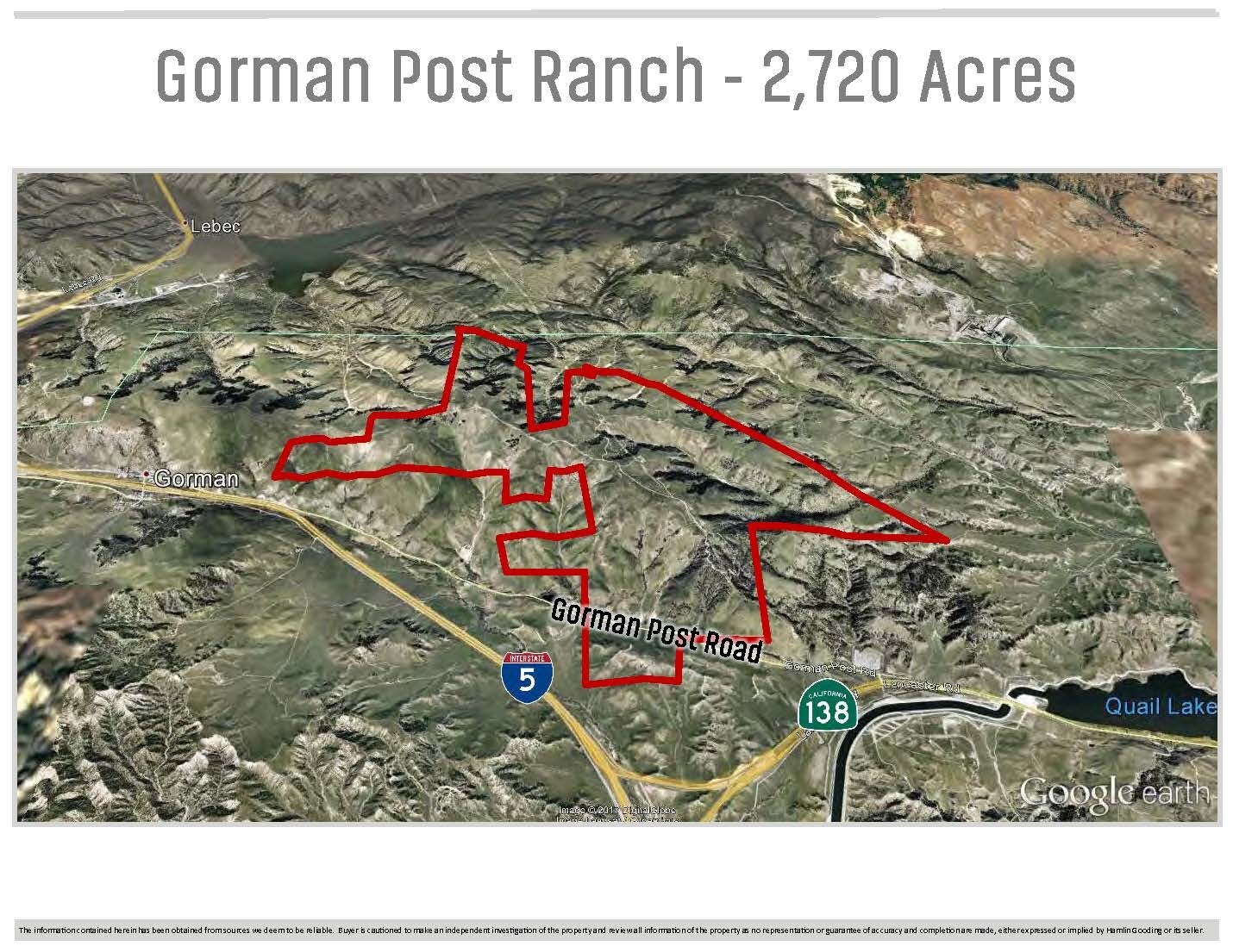 Gorman Post Rd Highway 5, Lebec, CA 93243 Gorman Post Ranch 2,720