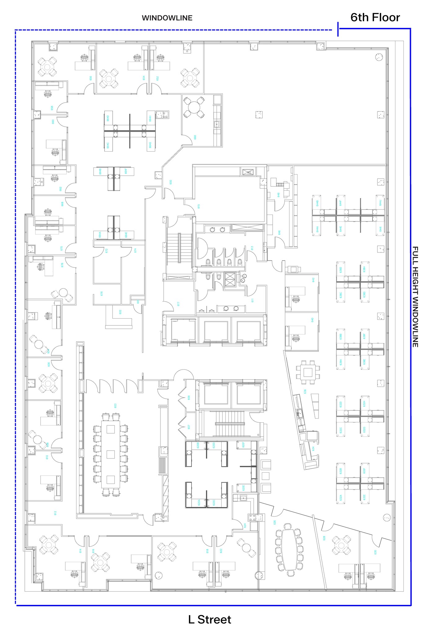 1331 L St NW, Washington, DC for lease Floor Plan- Image 1 of 1