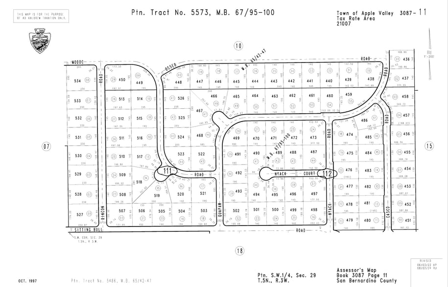 0 Rincon Rd, Apple Valley, CA for sale - Plat Map - Image 2 of 2