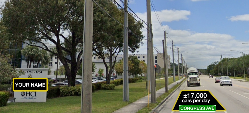 1756-1758 N Congress Ave, West Palm Beach, FL for lease - Building Photo - Image 3 of 16