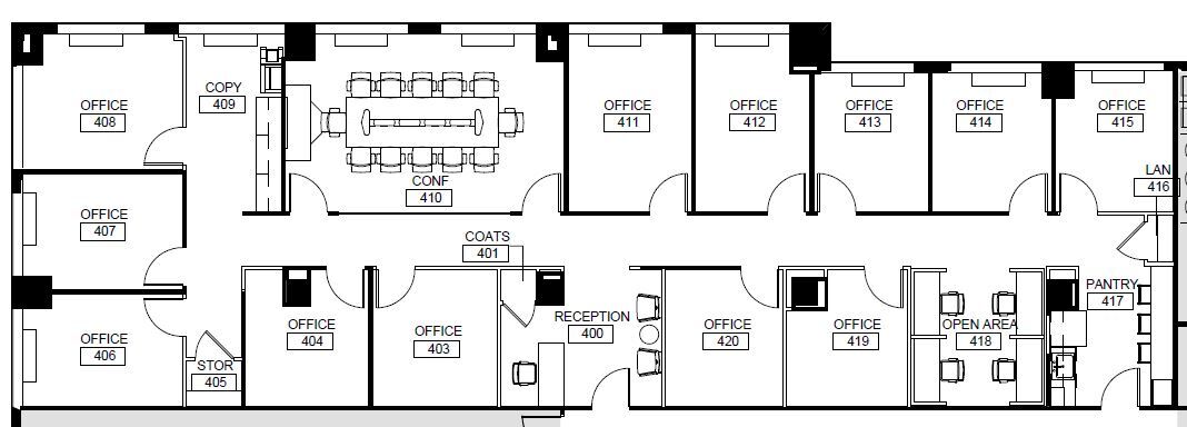 1667 K St NW, Washington, DC for lease Floor Plan- Image 1 of 1