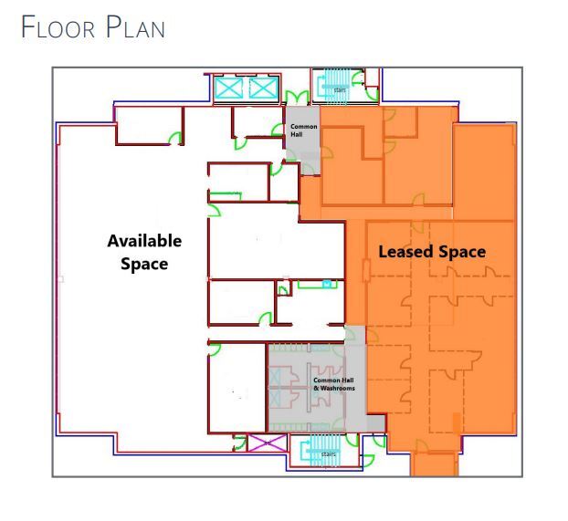 2045 Broad St, Regina, SK for lease Floor Plan- Image 1 of 1