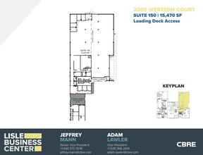 2200 Western Ct, Lisle, IL for lease Floor Plan- Image 1 of 2