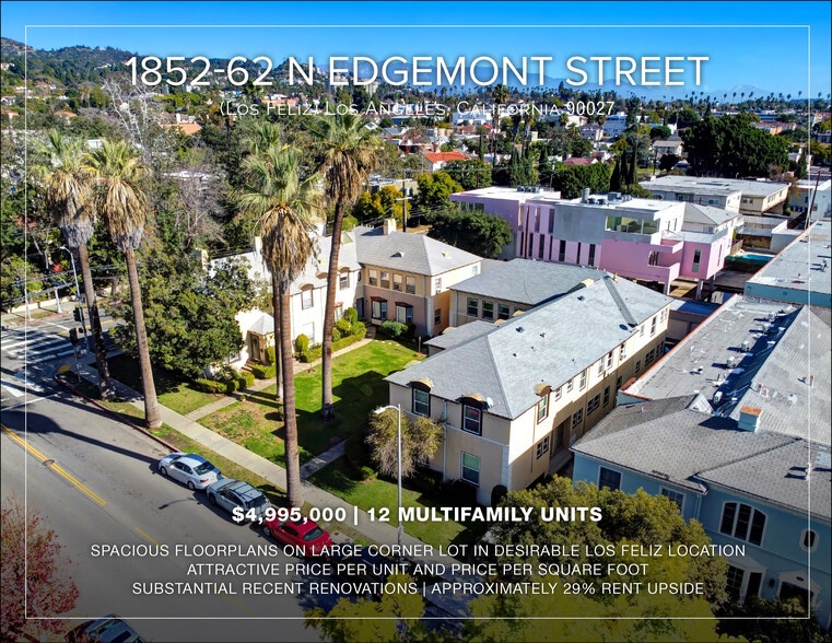 1852-1862 N Edgemont St, Los Angeles, CA for sale - Building Photo - Image 1 of 21