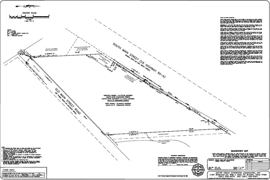 10999 S Main St, Houston, TX for lease - Plat Map - Image 2 of 4
