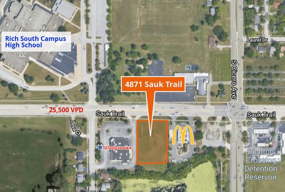 SWC Cicero Rd & Sauk Trl, Richton Park, IL 60471