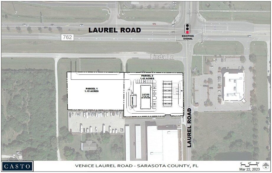 3498 Laurel Rd E, North Venice, FL for lease - Site Plan - Image 1 of 2