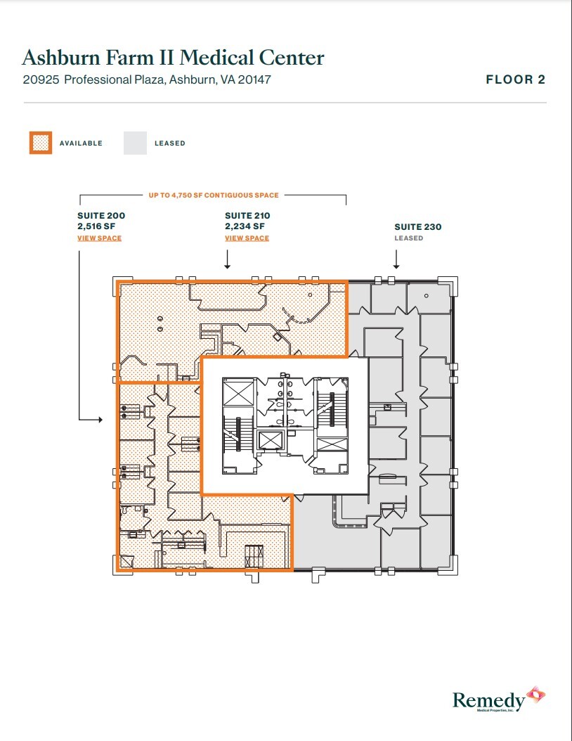 20925 Professional Plz, Ashburn, VA for lease Floor Plan- Image 1 of 13