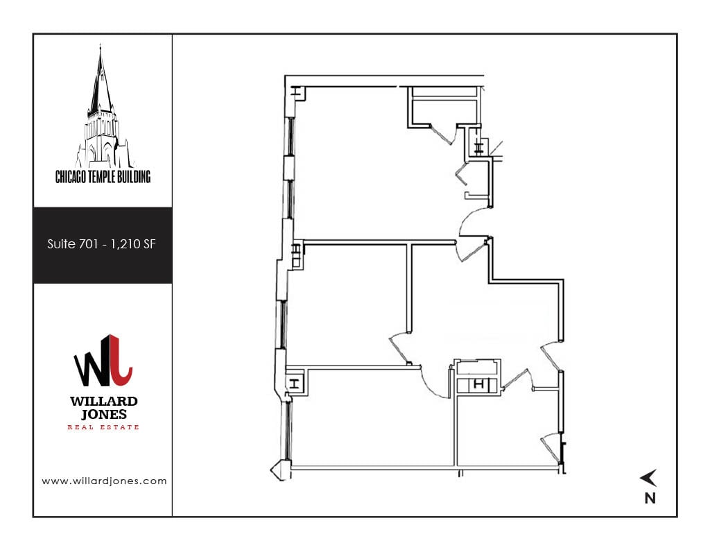 77 W Washington St, Chicago, IL for lease Floor Plan- Image 1 of 1