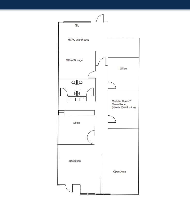 30 Hughes, Irvine, CA for lease Floor Plan- Image 1 of 2