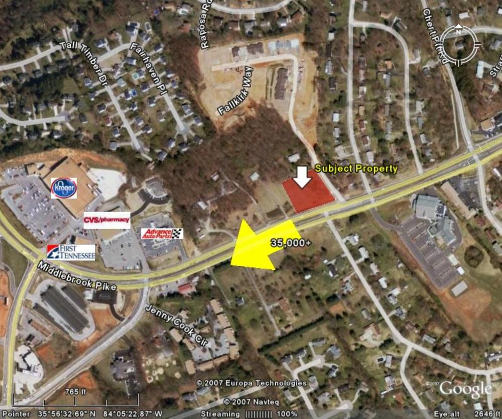 9091 Middlebrook Pike, Knoxville, TN 37923 Land for Sale