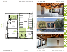 1498 W Sunset, Los Angeles, CA for lease Floor Plan- Image 1 of 1