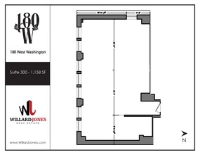 180 W Washington St, Chicago, IL for lease Floor Plan- Image 1 of 6