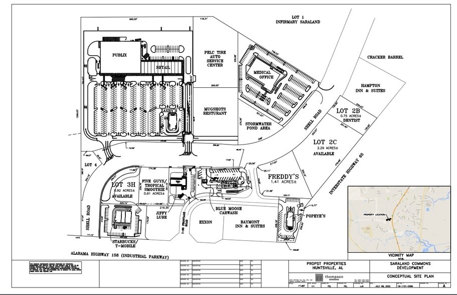 I-65 And Hwy 158, Saraland, AL for sale - Site Plan - Image 2 of 2