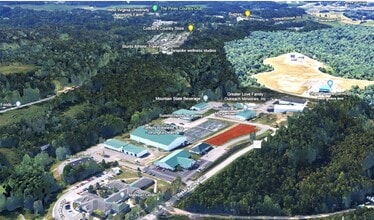 205 Bakers Ridge Rd, Morgantown, WV - AERIAL  map view