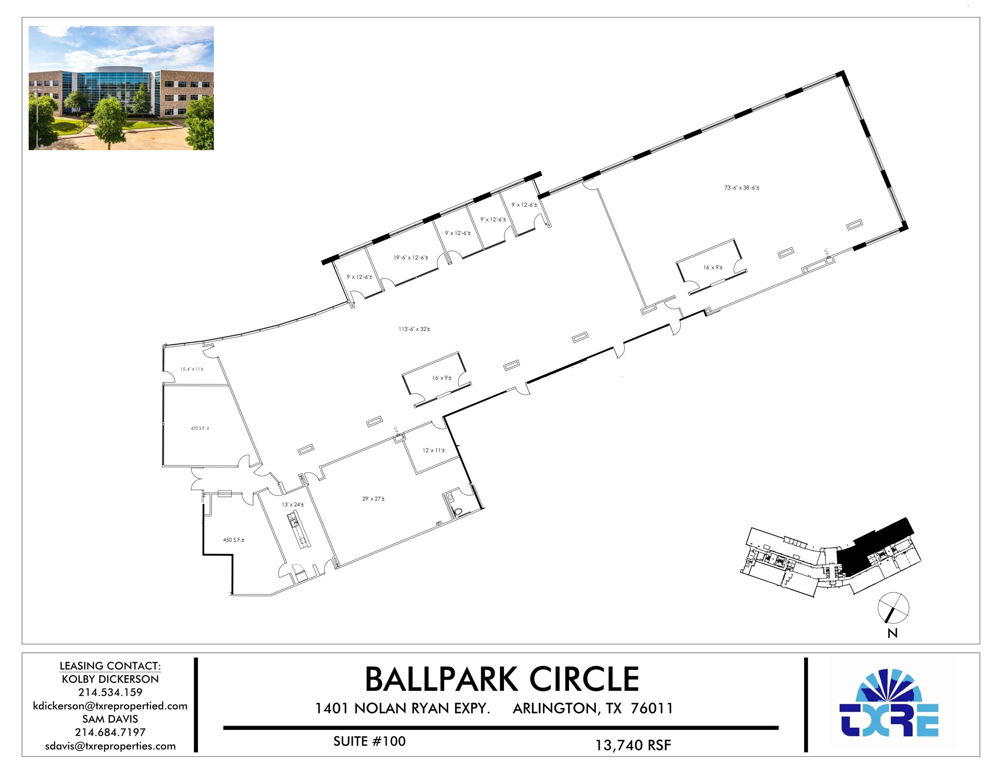 1401 Nolan Ryan Expy, Arlington, TX for lease Site Plan- Image 1 of 2