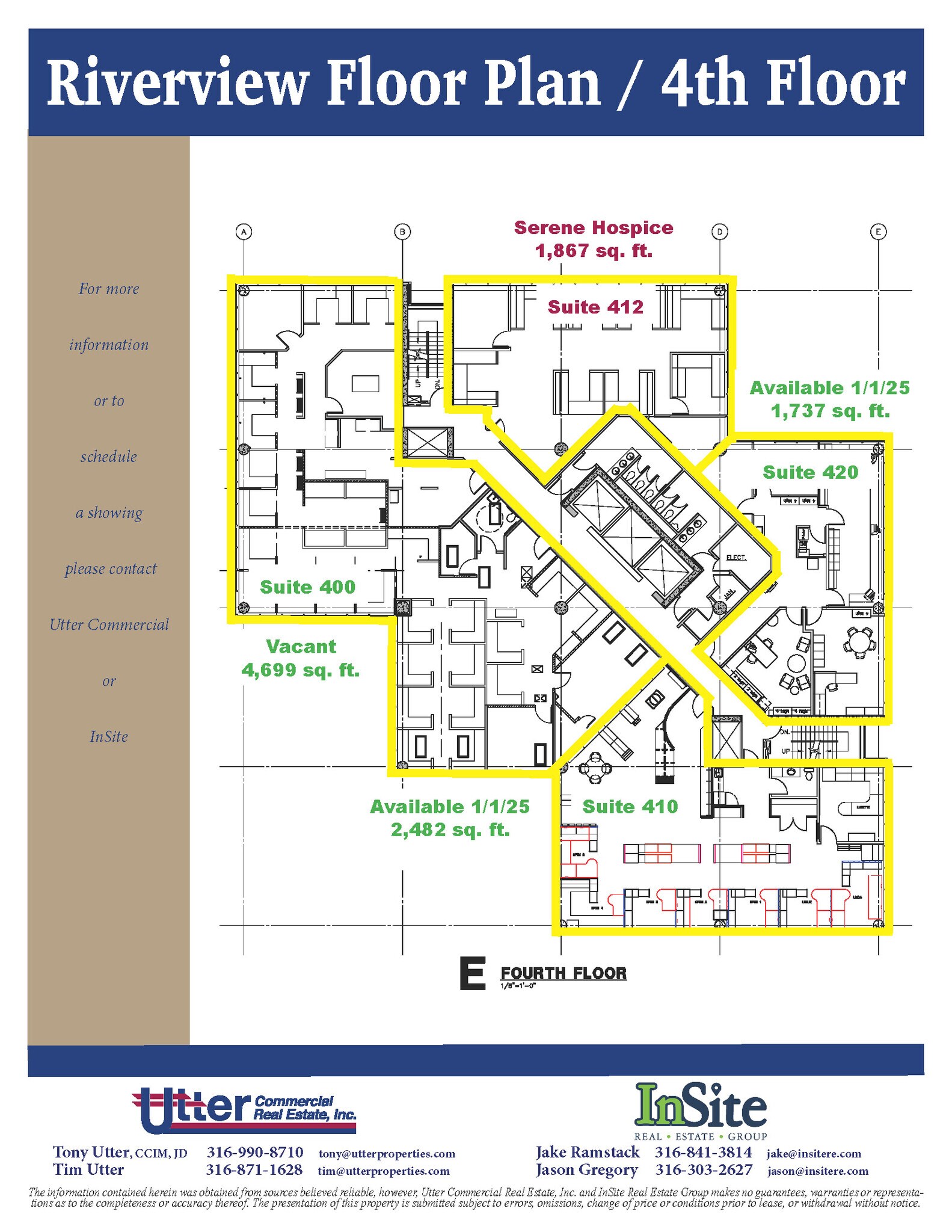 345 Riverview St, Wichita, KS for lease Floor Plan- Image 1 of 1