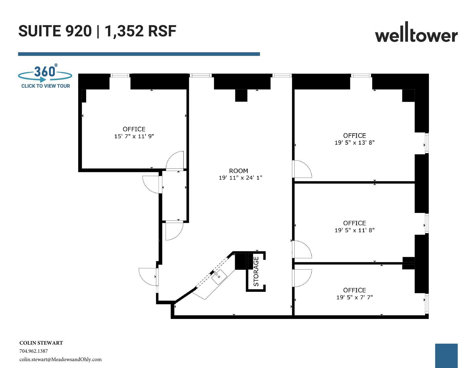 1900 Randolph Rd, Charlotte, NC for lease Floor Plan- Image 1 of 1