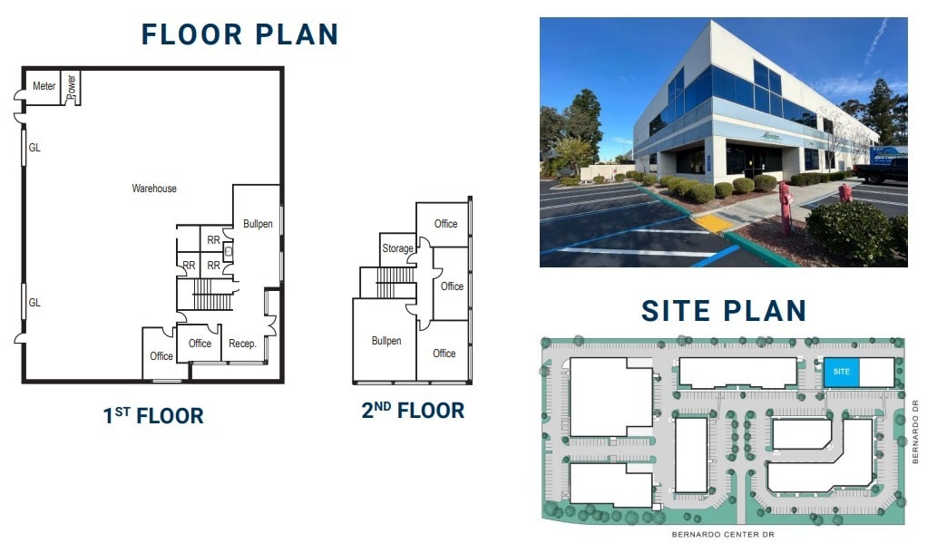 16130 W Bernardo Dr, San Diego, CA for lease Floor Plan- Image 1 of 1