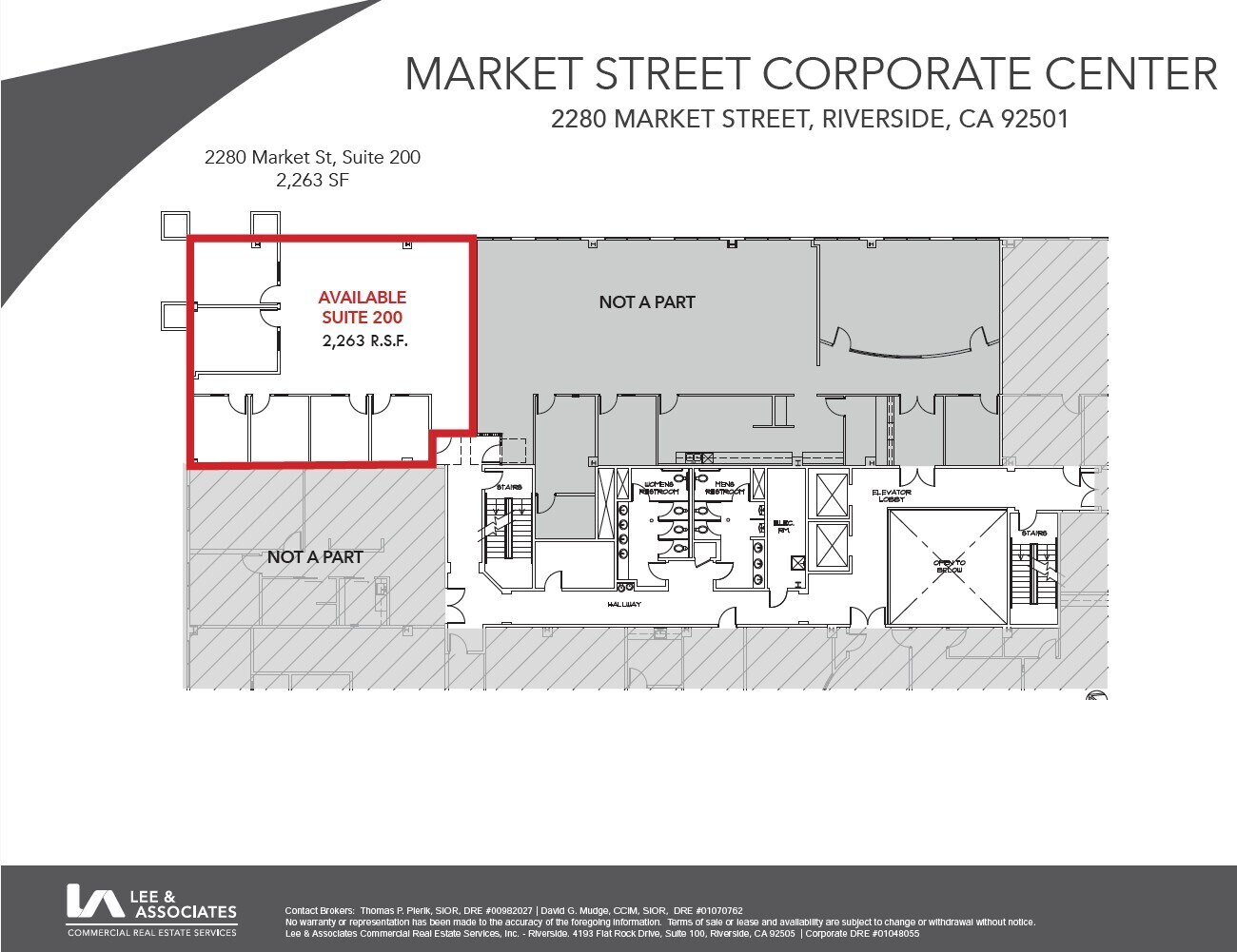 2280 Market St, Riverside, CA for lease Floor Plan- Image 1 of 1