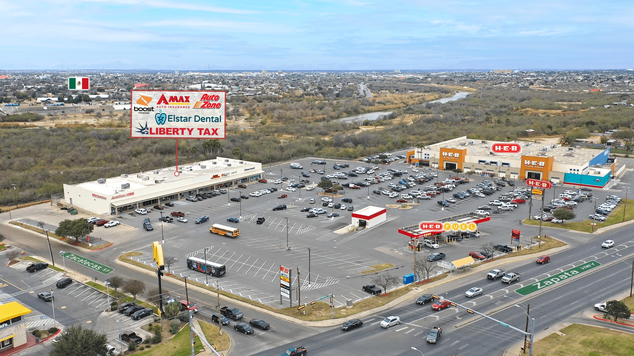 23142316 S Zapata Hwy, Laredo, TX 78046 HEB SHOPPING CENTER