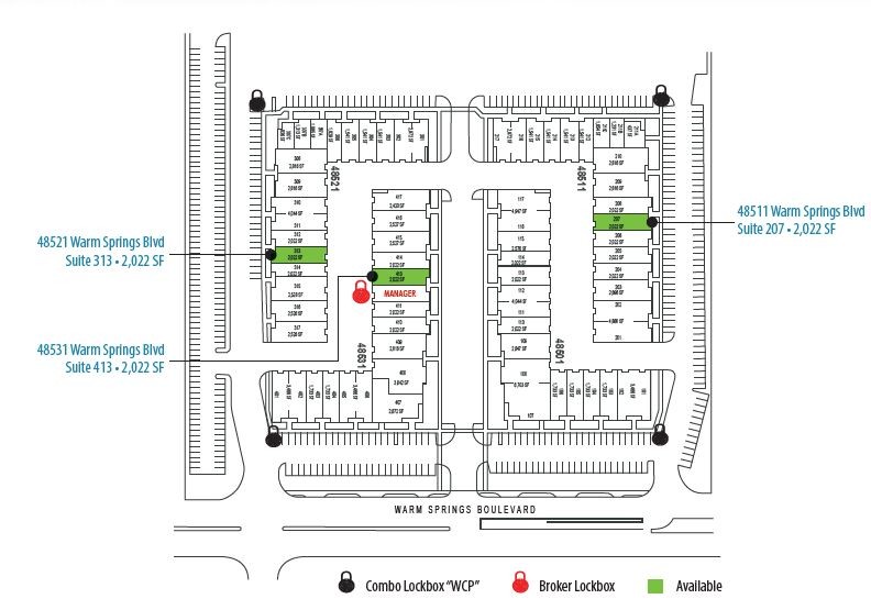 48521 Warm Springs Blvd, Fremont, CA for sale - Site Plan - Image 1 of 1